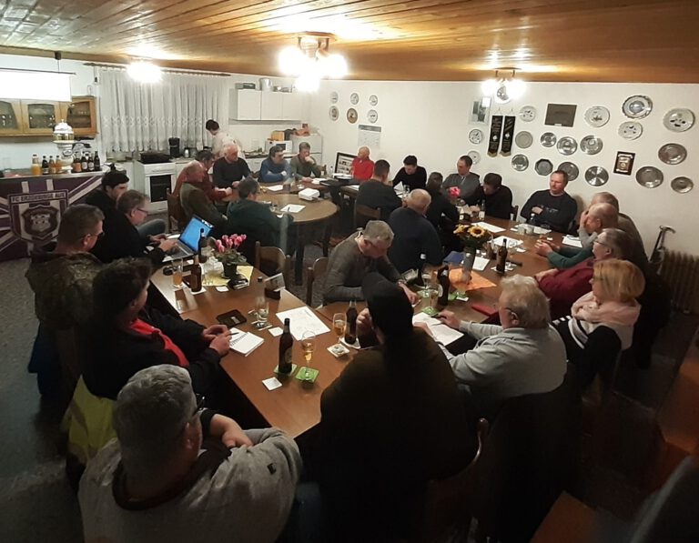 Jahreshauptversammlung TV Plauen am 01.03.2023 in Leubnitz