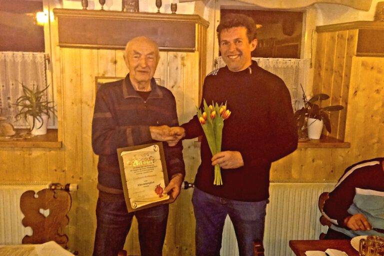 Ernennung Gerhard Reißmann zum Ehrenmitglied